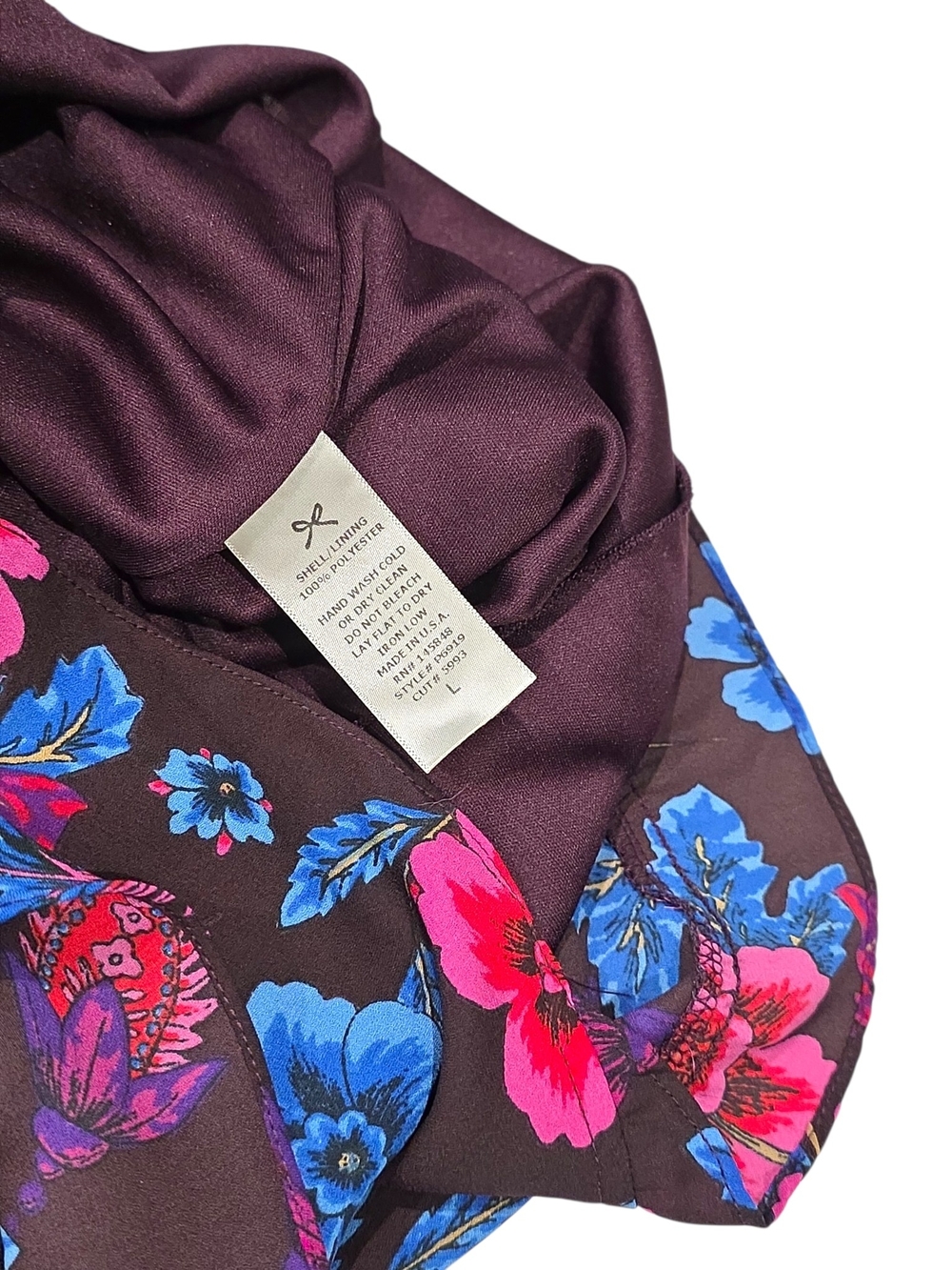 Everly Woman's Floral Romper Size Large (L) E83 - Picture 3 of 9
